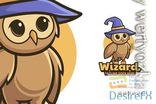 Owl Witch Logo Template