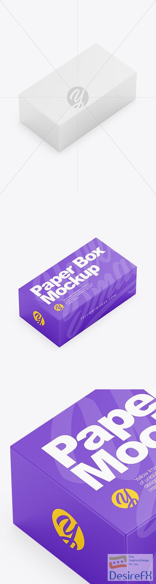 Paper Box Mockup 51670