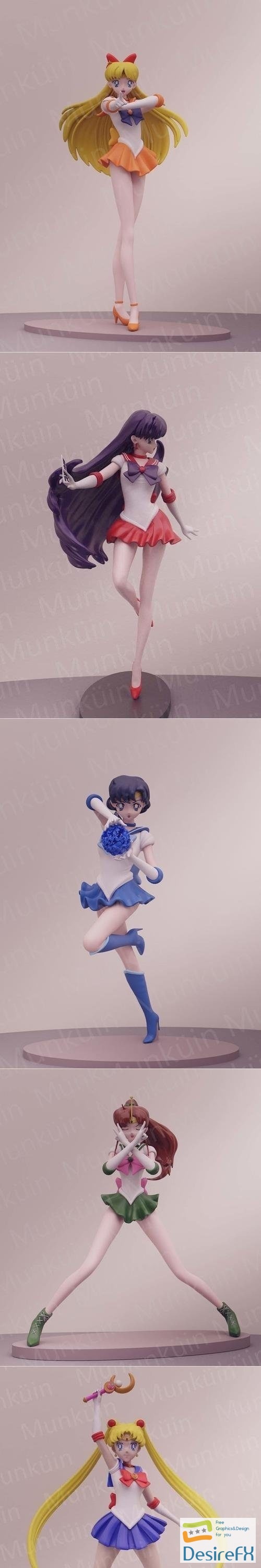 Sailormoon Pack – 3D Print