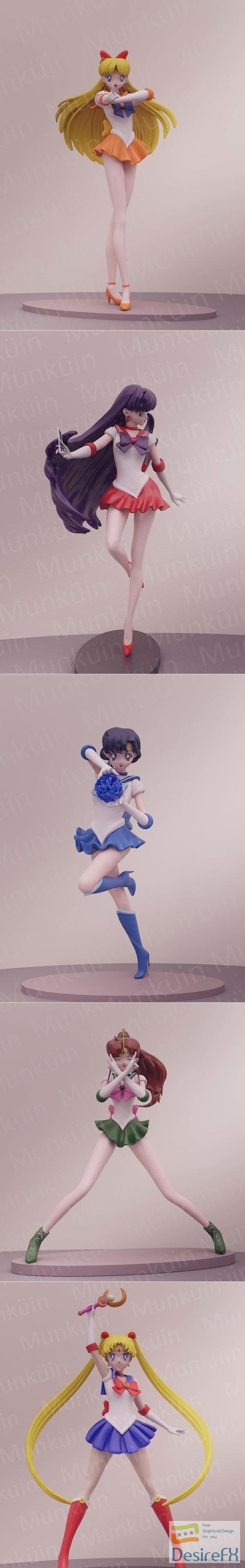 Sailormoon Pack – 3D Print