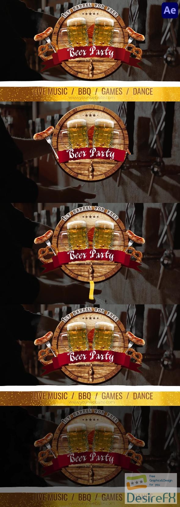 VideoHive Beer Party for After Effects 42641581