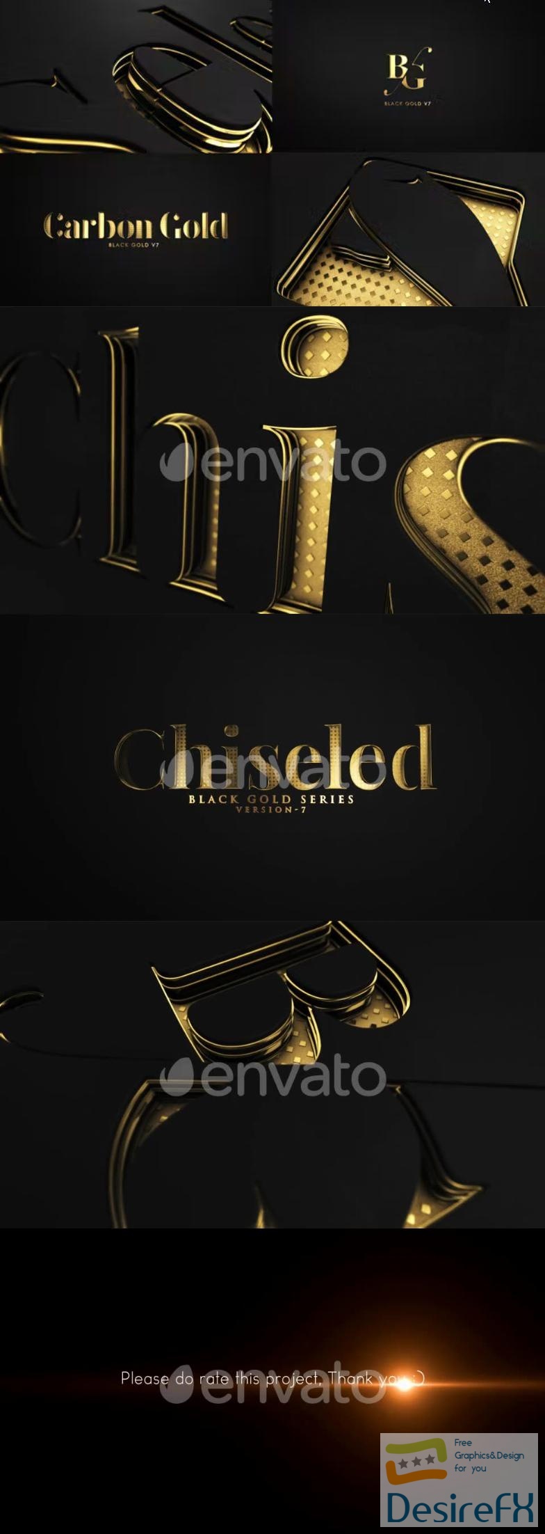 Videohive - Carbon Gold - 25046197