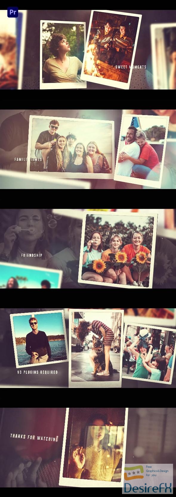 VideoHive Memories Photo Slideshow | Clean Cinematic Photo Slideshow | MOGRT 40352563