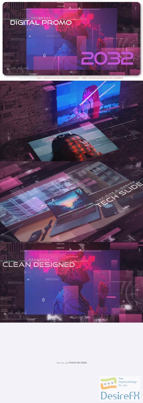 VideoHive Strong Geometry Digital Promote 42486184