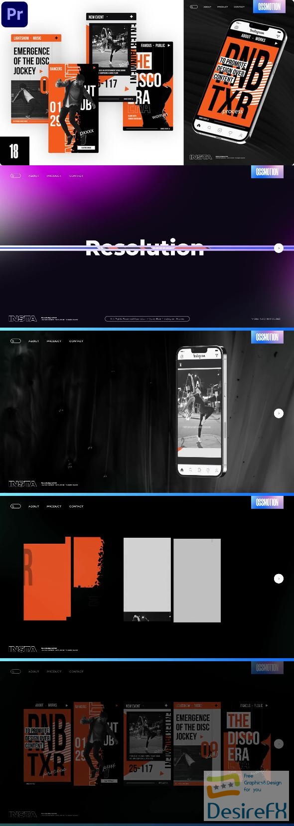 VideoHive Urban Instagram Stories For Premiere Pro 43128493