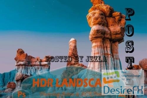 12 HDR Landscape Photoshop Actions And ACR Presets, High - 2444506