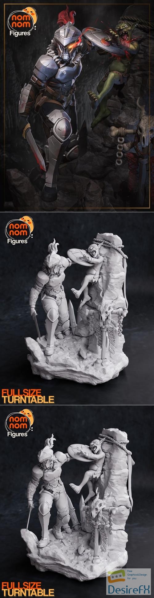 Orcbold - NomNom Figures  3D Print