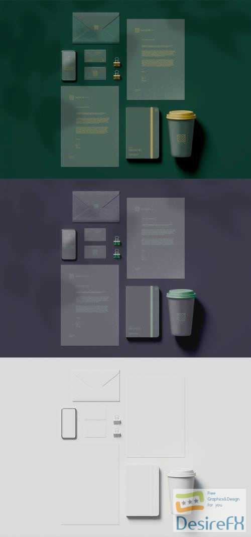 Adobestock - Stationery Set with Two Pens Mockup 431777573