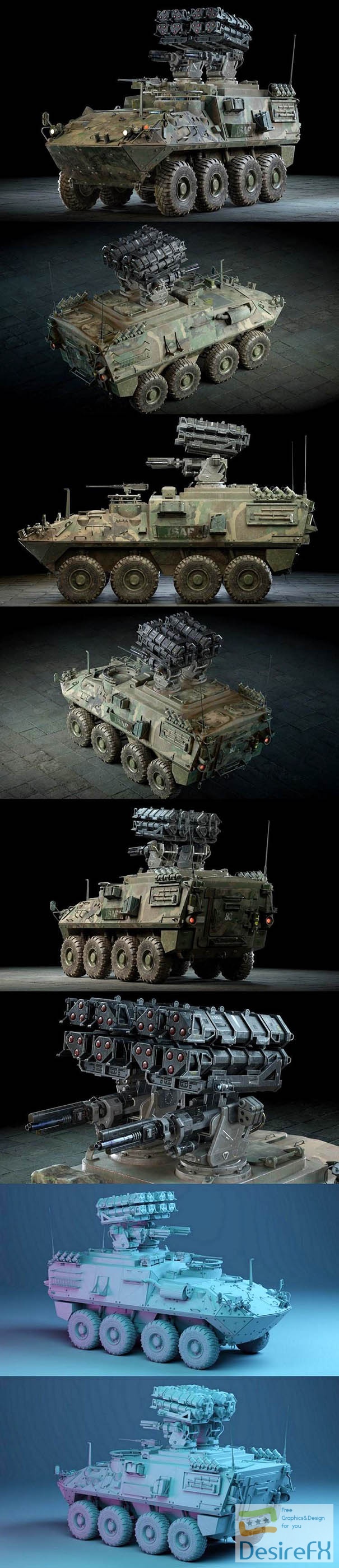 APC-BISON NATO Concept 3D Model