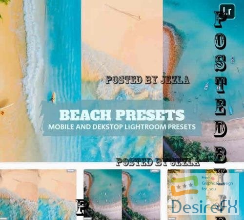 Beach Presets Lightroom Presets Dekstop and Mobile - CCS89FJ