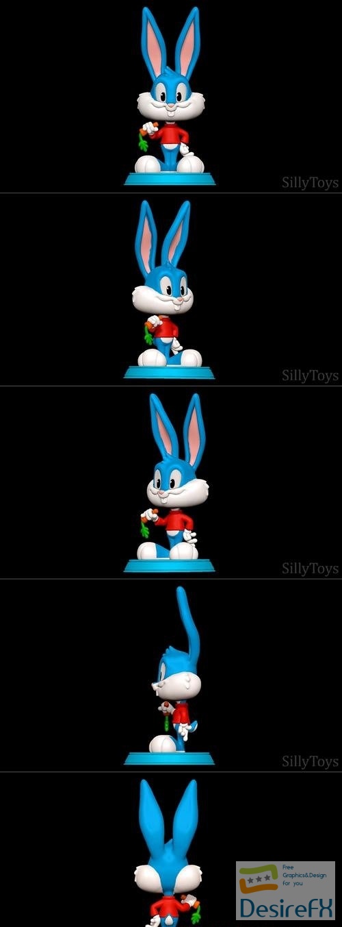 Buster Bunny - Tiny Toon Adventures 3D Print
