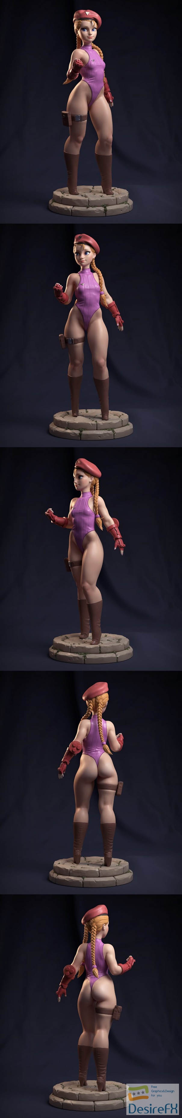 Cammy White from Street Fighter – 3D Print