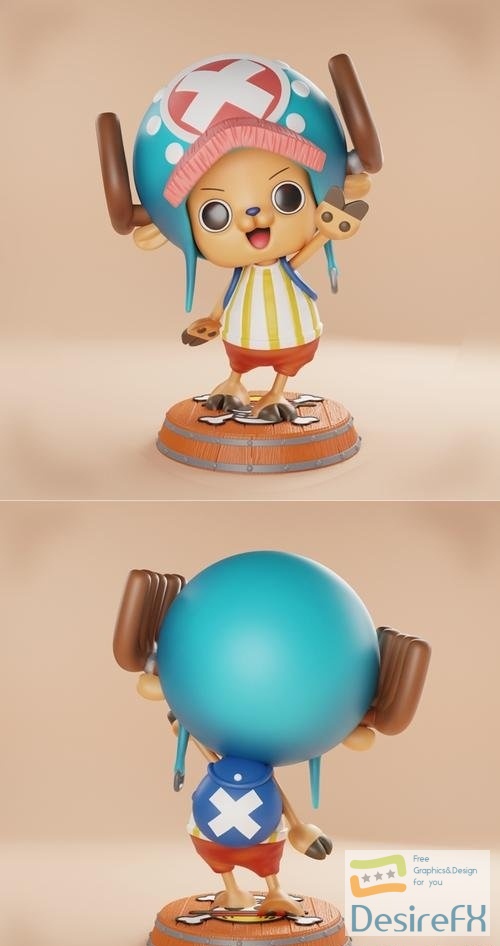 Chopper - One Piece presupported 3D Print