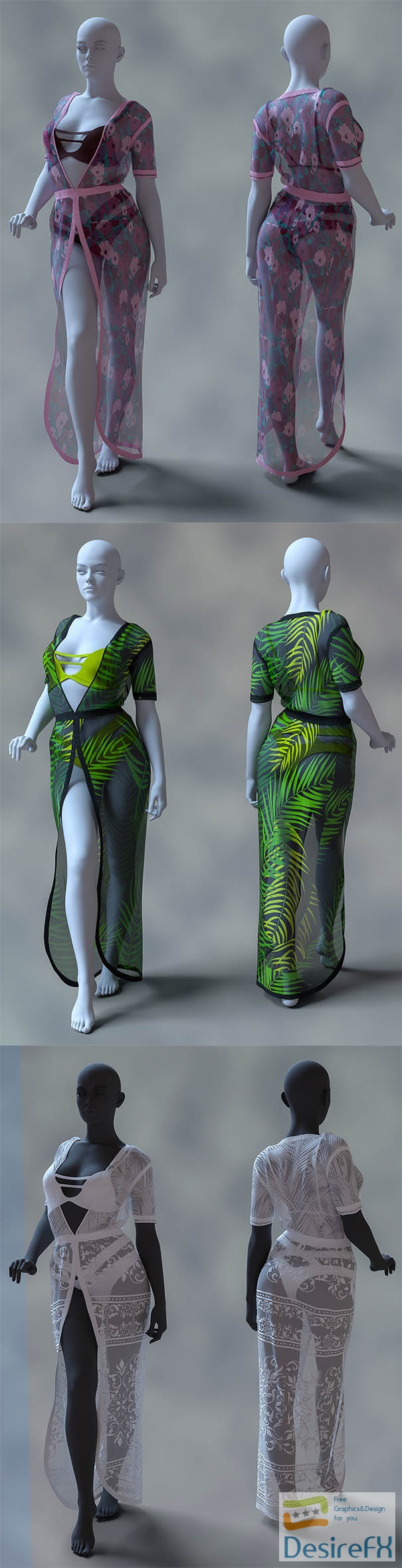 dForce Makenzie Beach Outfit for Genesis 9