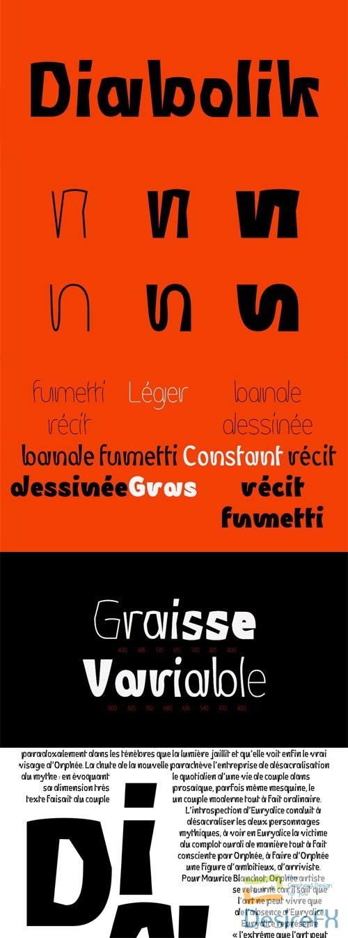 Diabolik Typeface