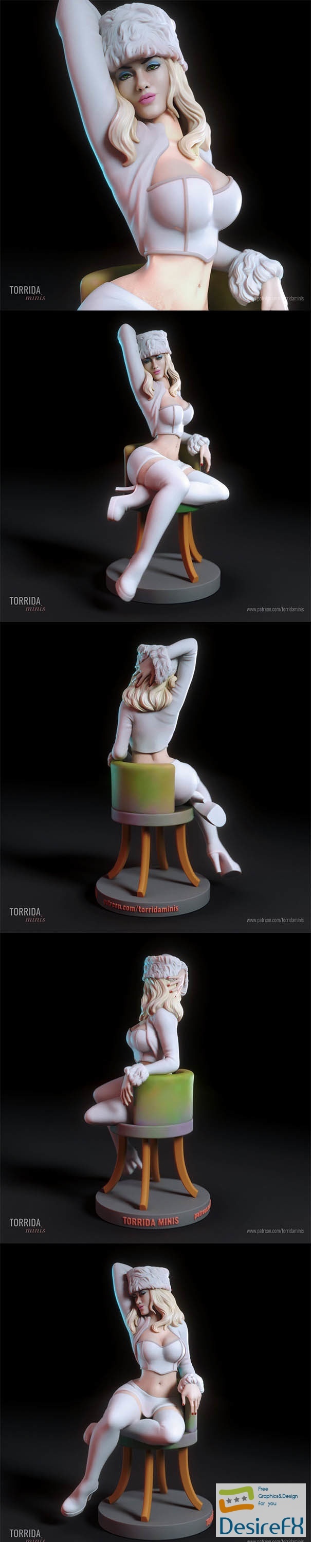 Katya Kazanova – Torrida Minis – 3D Print