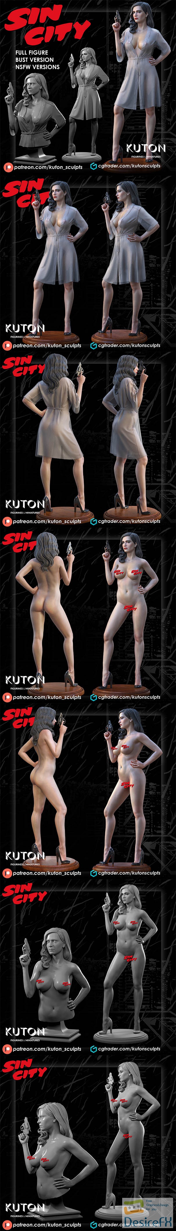 KUTON – Eva Green – Sin City – 3D Print