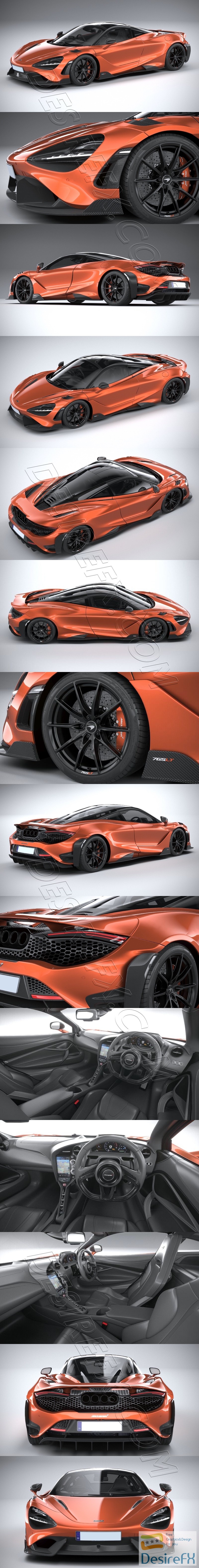 McLaren 765LT 2021 3D Model