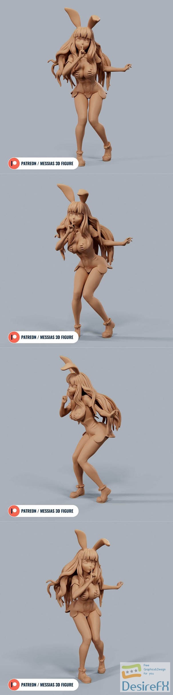 Messias 3D Figure – Melona Queens Blade – 3D Print