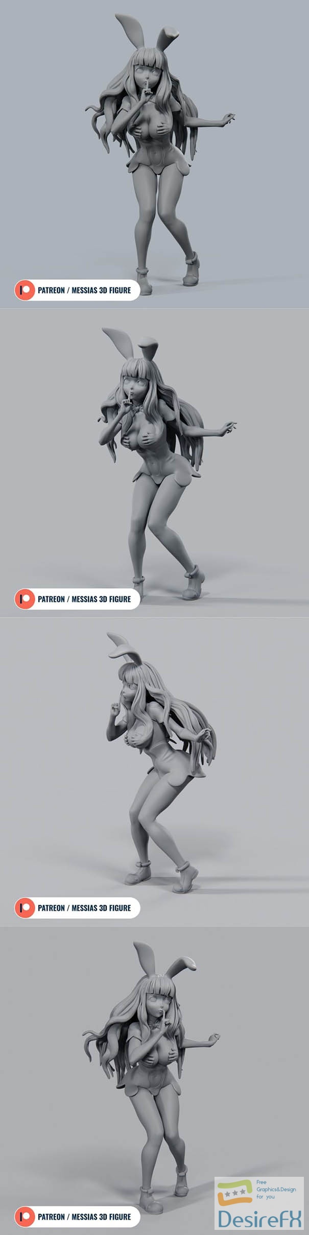 Messias 3D Figure – Melona Queens Blade – 3D Print