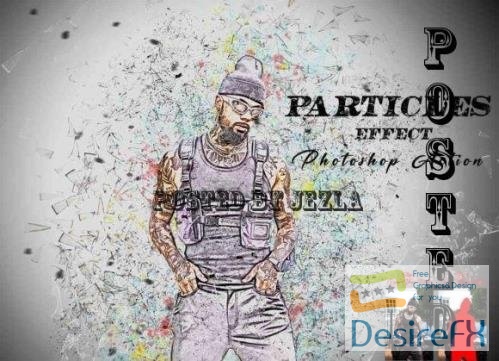 Particles Effect Photoshop Action - 13451275
