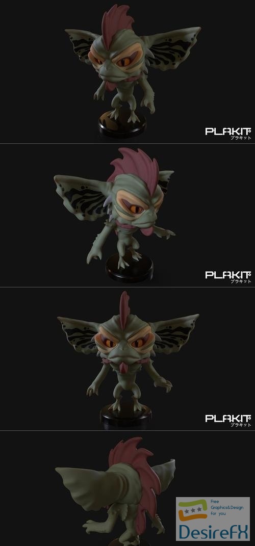 PlaKit - Gremlins Mohawk 3D Print