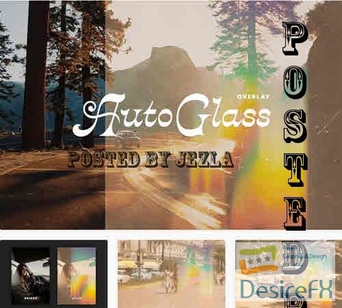 Retro Auto Glass Photo Effect - 12722850