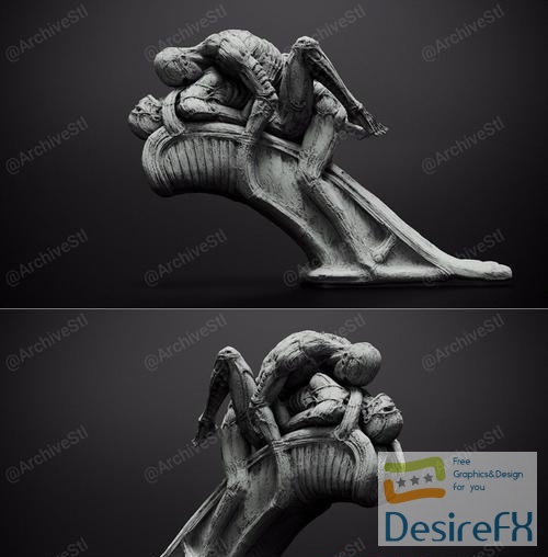 Scorn Statue 3D Print