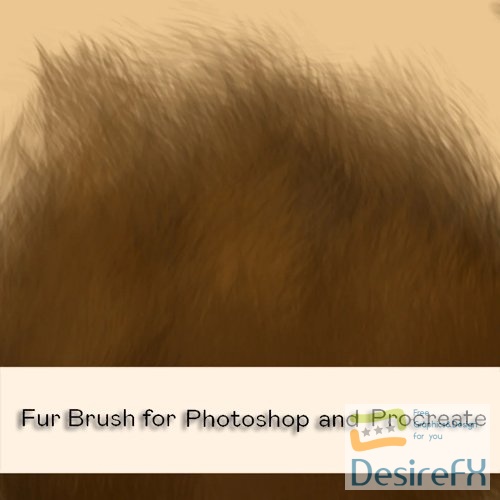 Soft Short Fur Brushes for Photoshop & Procreate