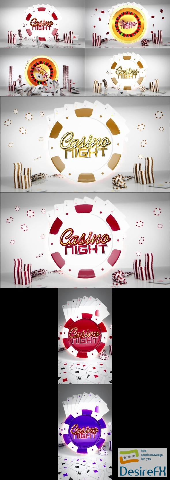 VideoHive Casino Logo Reveals 44224847