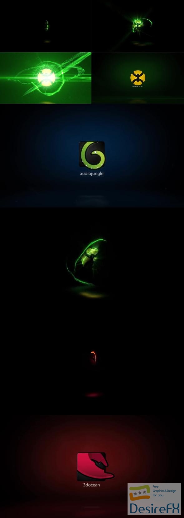 VideoHive Cinematic Energy Particles Orb Logo Reveal 13045436