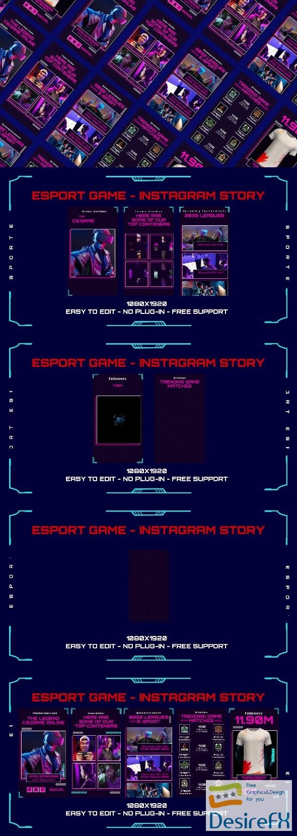 VideoHive Esport Game - Instagram Story 43396203
