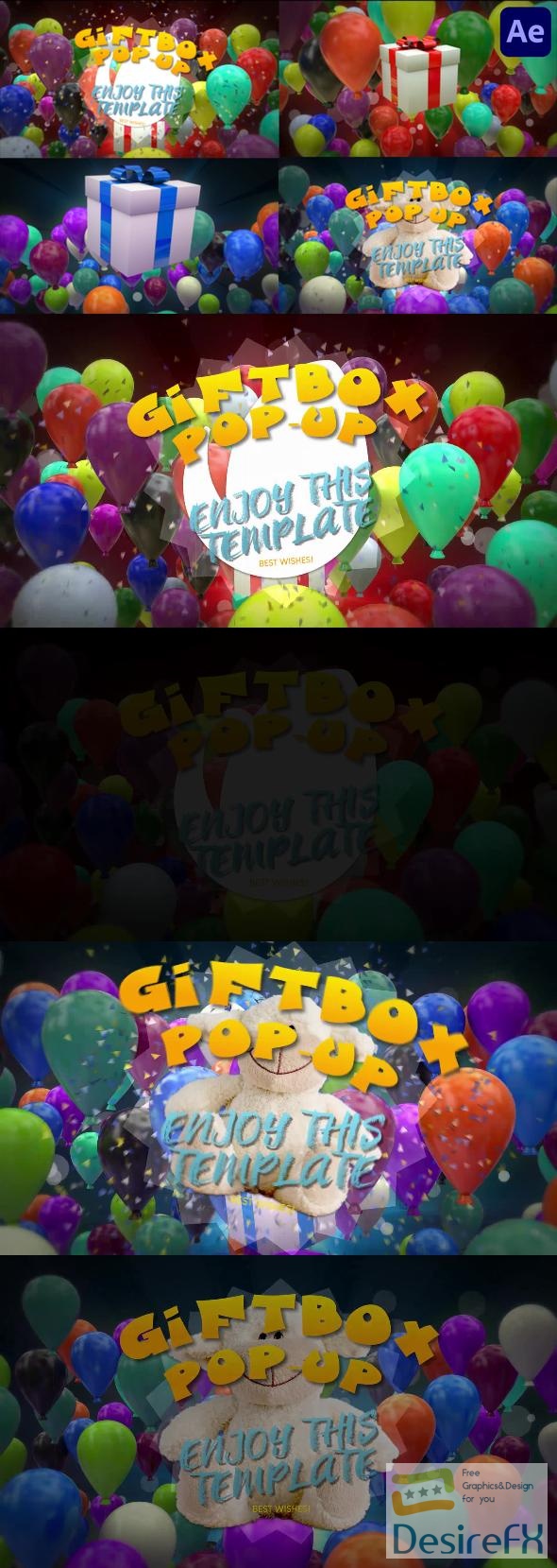VideoHive Gift Box Pop Up for After Effects 43751731