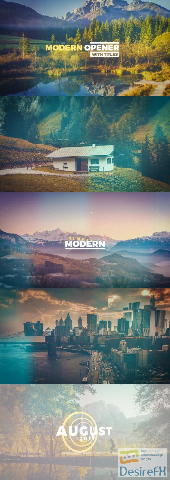 VideoHive Modern Opener With Titles 20501638