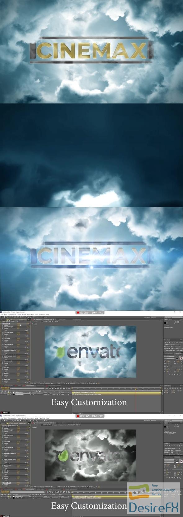 VideoHive Movie Cinematic Clouds Logo 4672801