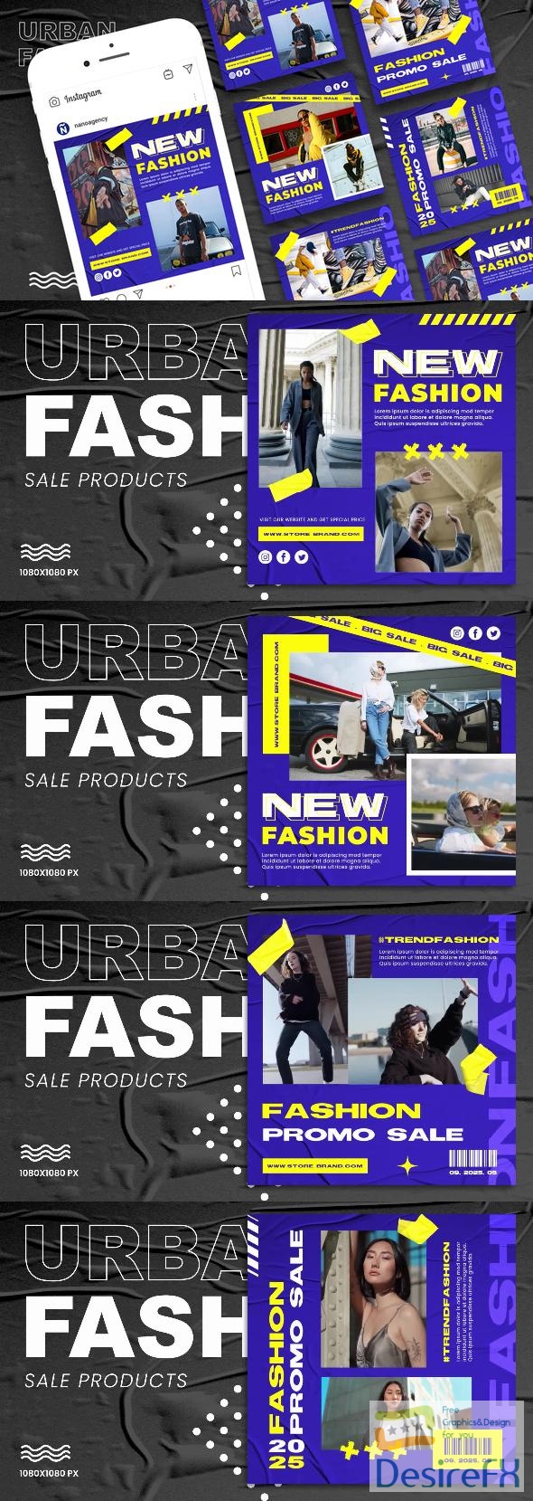 VideoHive Urban Fashion Instagram Media Post 43668692
