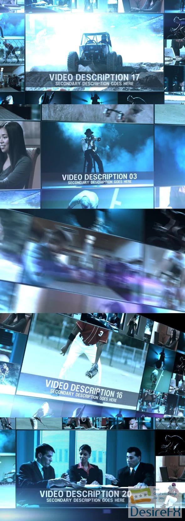 VideoHive Video Wall Promo 7672795