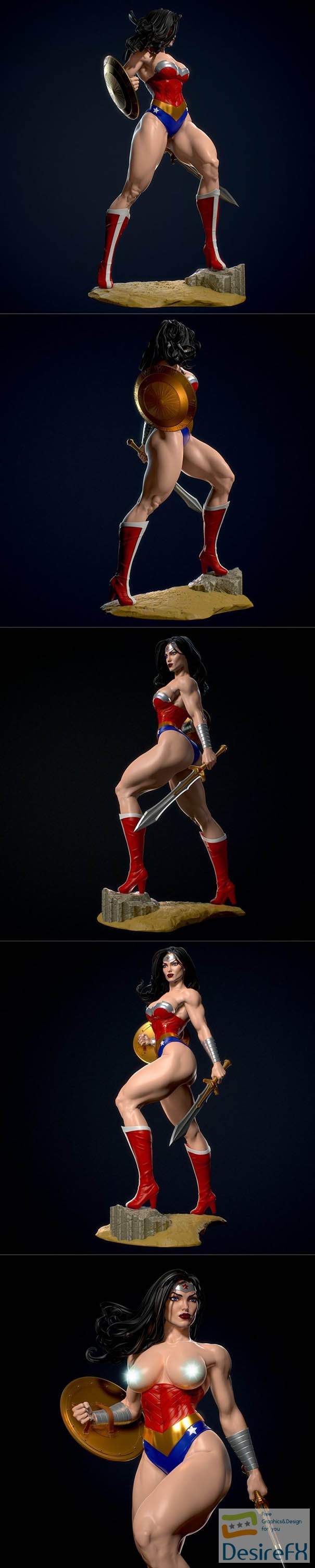 Wonder woman – Yan-H – 3D Print
