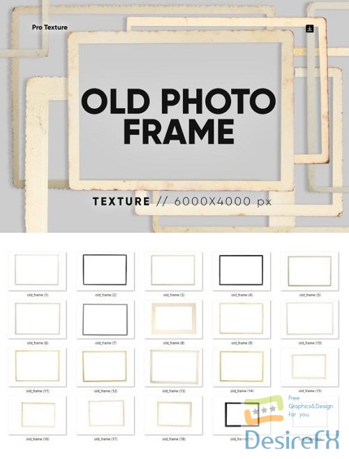 20 Old Photo Frame Overlay - 14478865