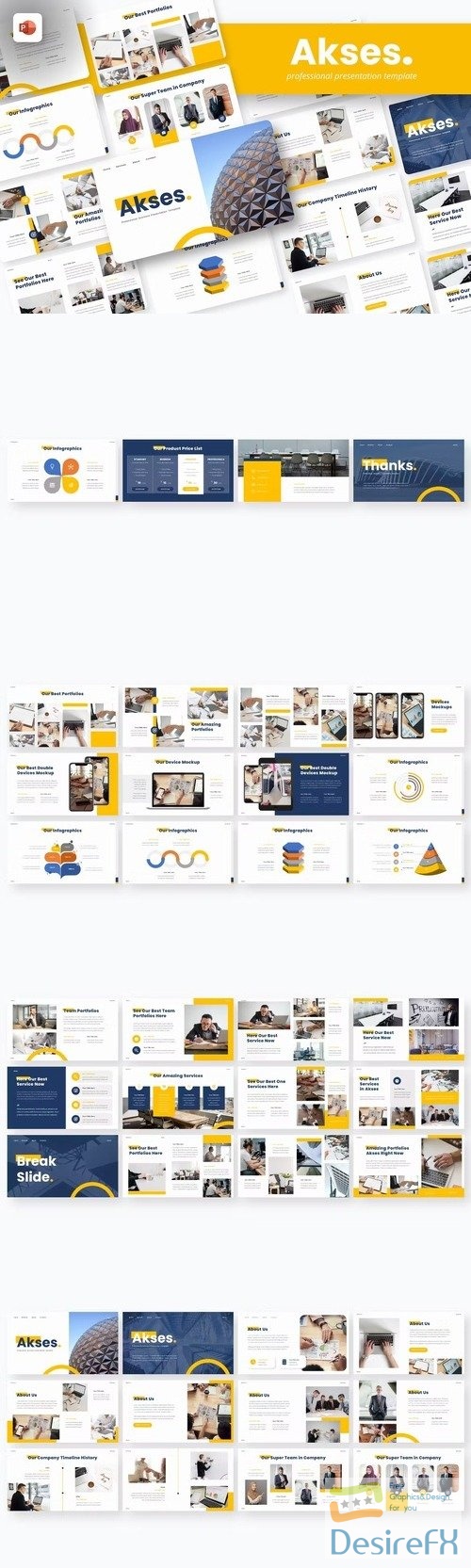 Akses Professional Business PowerPoint Template
