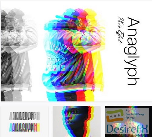 Anaglyph Photo Effect - 14973458