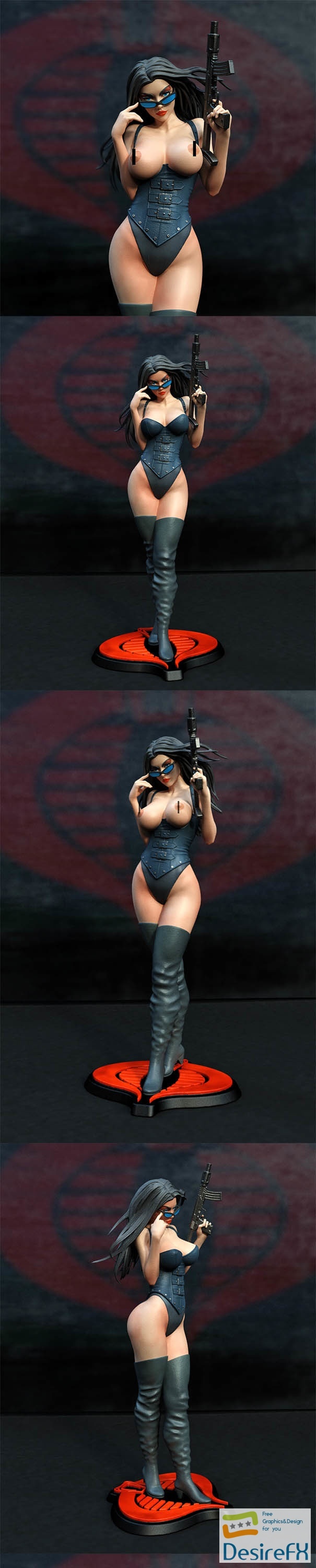Baroness gi joe – 3D Print