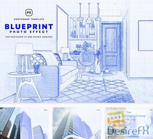 Blueprint Photo Effect - H3BPGHY