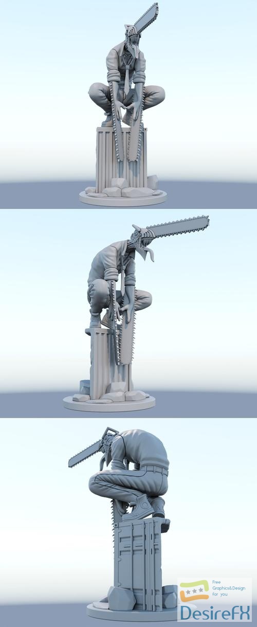 Denji from Chainsawman  3D Print