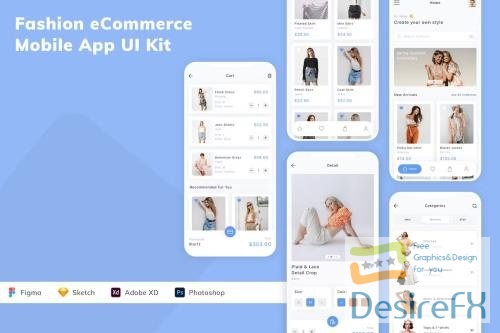 Fashion eCommerce Mobile App UI Kit
