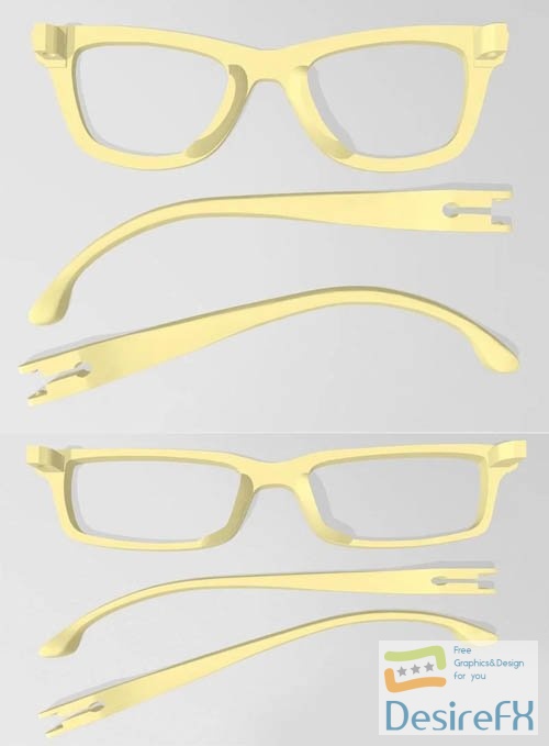 Glasses Frames 3D Print Model