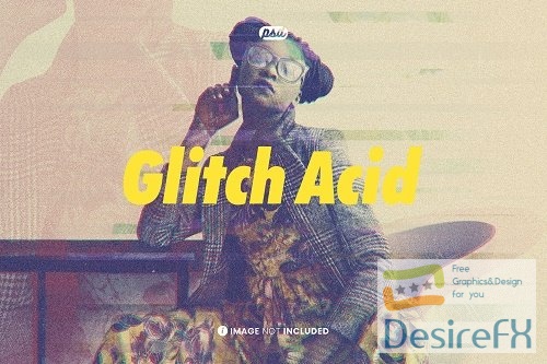 Glitch Acid Photo Effect - V3ZNHXV