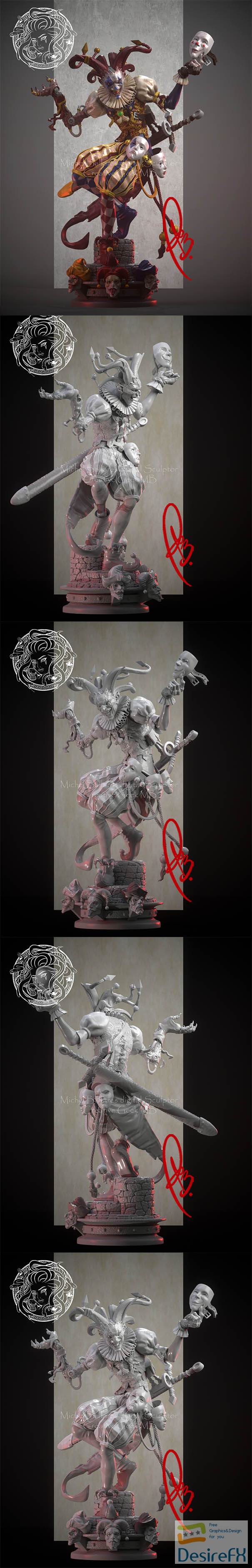 Harlequin of Horror by Creative Geek MB – 3D Print