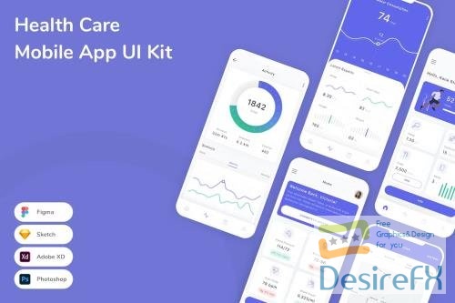 Health Care Mobile App UI Kit
