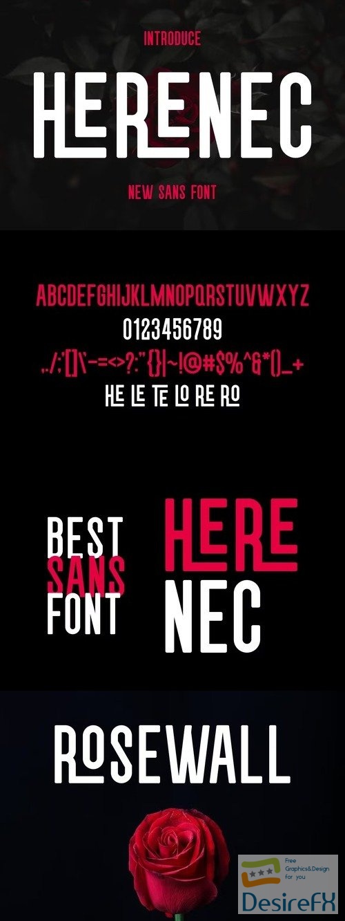 Herenec Fonts